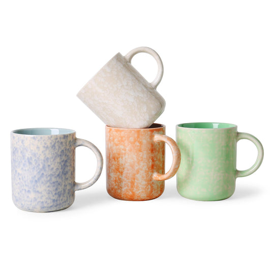 Boliano 17oz Ceramic Coffee Mugs – Set of 4